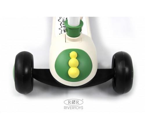 Детский самокат HB-8002 - 6 шт в упаковке (розовый - 2, коричневый - 2, зеленый - 2)