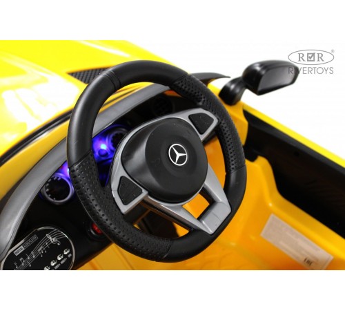 Детский электромобиль Mercedes-Benz AMG GT X777XX желтый Детский электромобиль Mercedes-Benz AMG GT X777XX желтый
