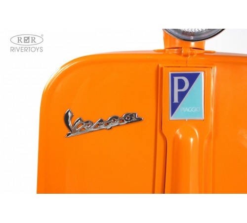 Детский электроскутер VESPA (M888MM) оранжевый