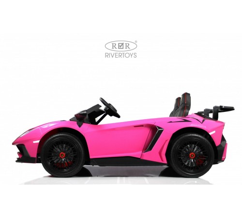 Детский электромобиль Lamborghini Aventador SV (M777MM) розовый