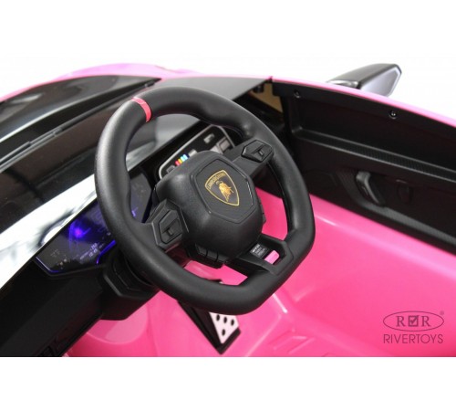 Детский электромобиль Lamborghini Huracán STO (E888EE) розовый Детский электромобиль Lamborghini Huracán STO (E888EE) розовый