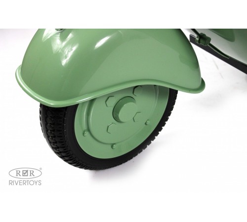 Детский электроскутер VESPA (M888MM) зеленый