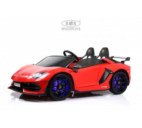 Детский электромобиль Lamborghini Aventador SVJ (A111MP) красный Детский электромобиль Lamborghini Aventador SVJ (A111MP) красный