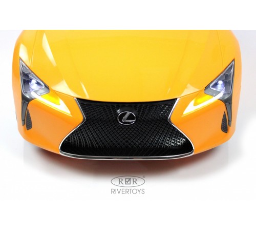 Детский электромобиль Lexus LC 500 (JE1618) желтый