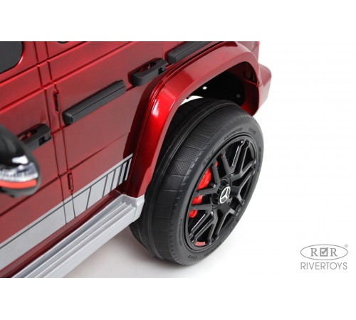 Детский электромобиль Mercedes-Benz G63 4WD (K999KK) вишневый глянец