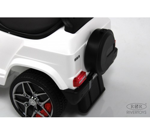 Детский толокар Mercedes-Benz G63 (Z001ZZ-D) белый бриллиант