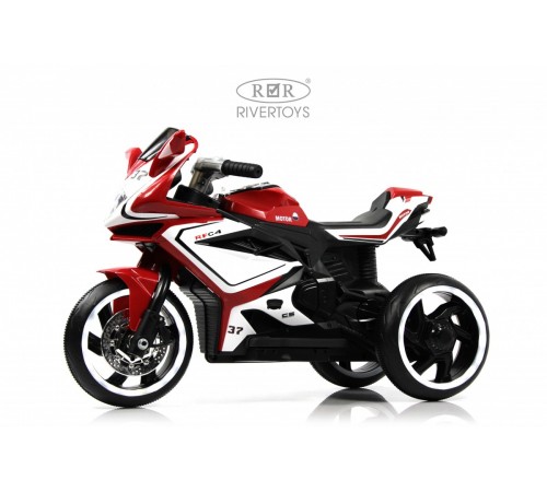 Детский электромотоцикл K222AM красный