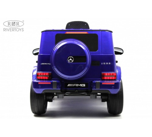 Детский электромобиль Mercedes-Benz G63 4WD (K999KK) синий глянец