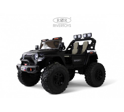 Детский электромобиль Jeep A222AA черный