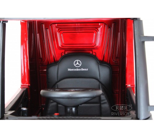 Детский электромобиль Mercedes-Benz Actros HL358 вишневый глянец