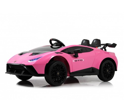 Детский электромобиль Lamborghini Huracán STO (E888EE) розовый Детский электромобиль Lamborghini Huracán STO (E888EE) розовый