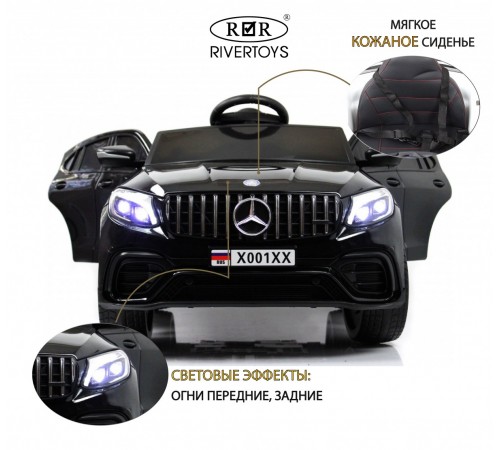 Детский электромобиль X001XX черный глянец Детский электромобиль X001XX черный глянец