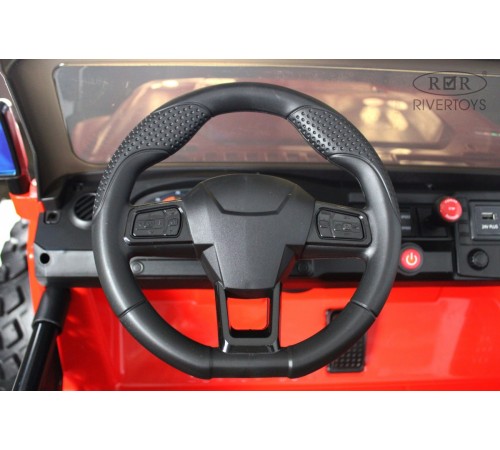 Детский электромобиль Jeep A222AA красный