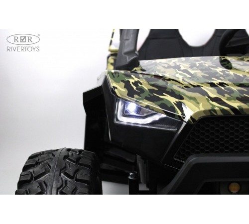 Детский электромобиль A707AA LUX 4WD зеленый камуфляж Детский электромобиль A707AA LUX 4WD зеленый камуфляж