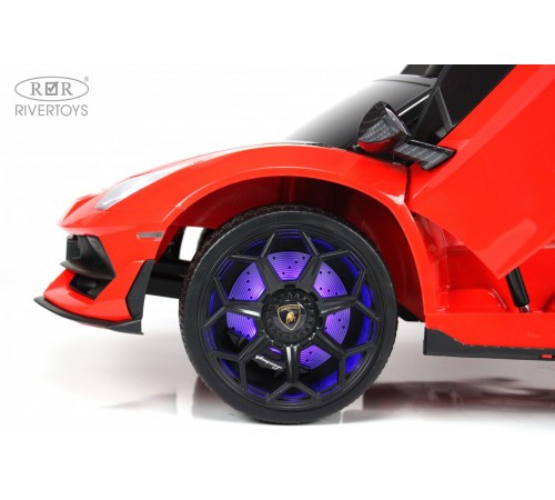 Детский электромобиль Lamborghini Aventador SVJ (A333MP) красный Детский электромобиль Lamborghini Aventador SVJ (A333MP) красный