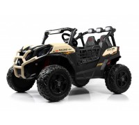 Детский электромобиль K777KK LUX 4WD кремовый