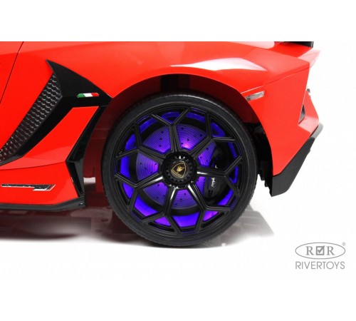 Детский электромобиль Lamborghini Aventador SVJ (A111MP) красный Детский электромобиль Lamborghini Aventador SVJ (A111MP) красный