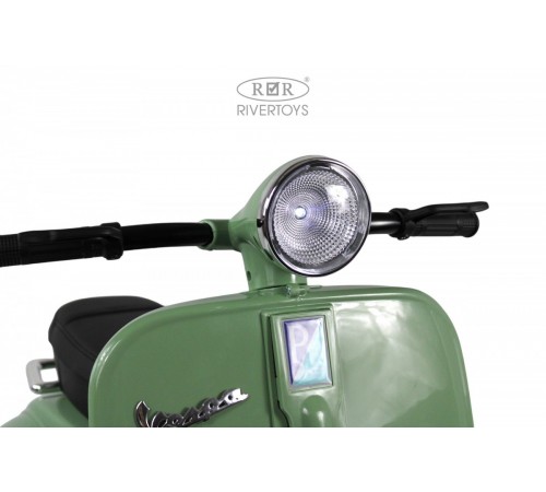 Детский электроскутер VESPA (M888MM) зеленый