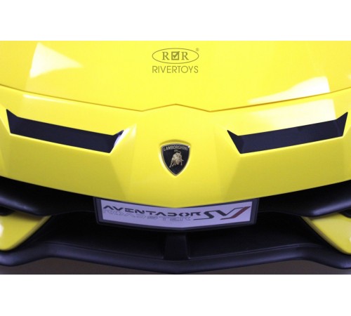 Детский электромобиль Lamborghini Aventador SVJ (A111MP) желтый Детский электромобиль Lamborghini Aventador SVJ (A111MP) желтый