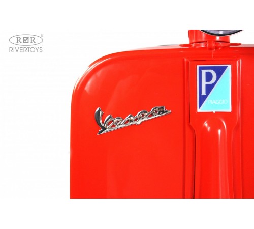 Детский электроскутер VESPA (M888MM) красный