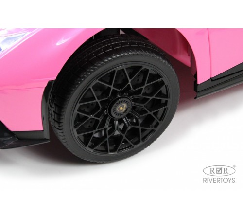 Детский электромобиль Lamborghini Huracán STO (E888EE) розовый Детский электромобиль Lamborghini Huracán STO (E888EE) розовый
