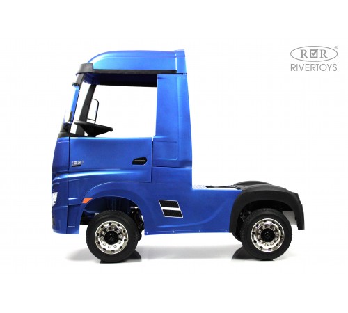 Детский электромобиль Mercedes-Benz Actros HL358 синий глянец