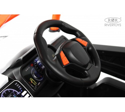 Детский электромобиль F888FF 4WD оранжевый