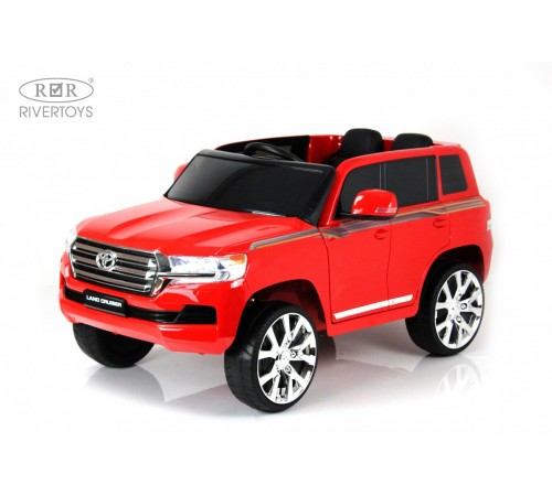 Детский электромобиль Toyota Land Cruiser 200 (JJ2022) красный глянец Детский электромобиль Toyota Land Cruiser 200 (JJ2022) красный глянец