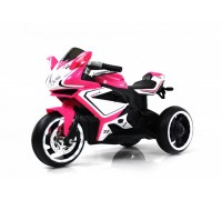 Детский электромотоцикл K222AM розовый