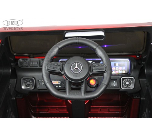 Детский электромобиль Mercedes-Benz G63 4WD (K999KK) вишневый глянец