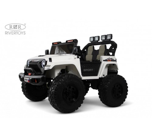 Детский электромобиль Jeep A222AA белый Детский электромобиль Jeep A222AA белый