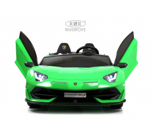 Детский электромобиль Lamborghini Aventador SVJ (A111MP) зеленый Детский электромобиль Lamborghini Aventador SVJ (A111MP) зеленый