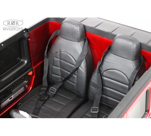 Детский электромобиль AMG G63 (S307) вишневый глянец