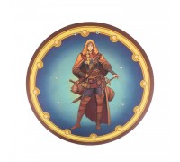 Круглый щит деревянный детский Разбойник