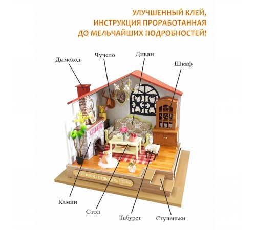 Румбокс, интерьерный конструктор MiniHouse Дом в стиле шале Румбокс, интерьерный конструктор MiniHouse Дом в стиле шале