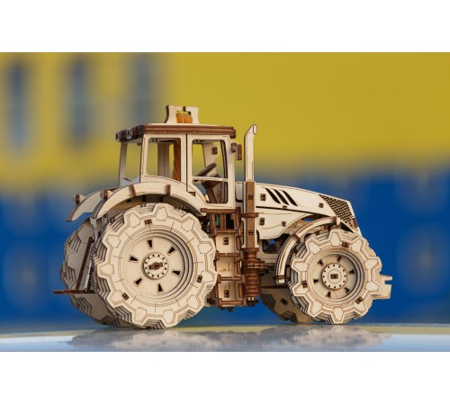Конструктор деревянный 3D EWA Трактор
