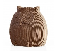 Деревянный 3D пазл копилка EWA Сова