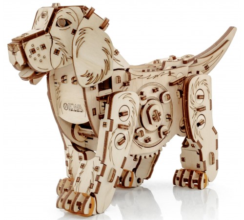 Конструктор деревянный 3D EWA Механическая собака Puppy Конструктор деревянный 3D EWA Механическая собака Puppy