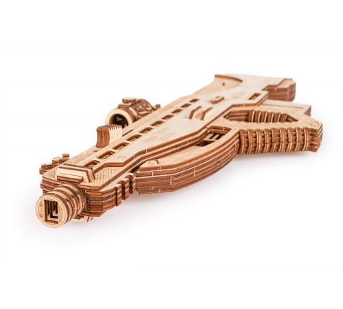 Механическая сборная модель Wood Trick Штурмовая винтовка USG-2
