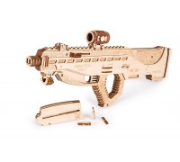 Механическая сборная модель Wood Trick Штурмовая винтовка USG-2