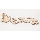 Деревянный конструктор, головоломка EWA Cube 3D puzzle