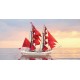 Сборная модель из дерева Lemmo Корабль с парусами "Секрет Океана"