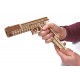 Сборная модель из дерева Wood Trick Пистолет Защитник (стреляет пулями)