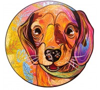 Деревянный пазл Wood Trick Щенок Чарли (Такса) (23x24 см)