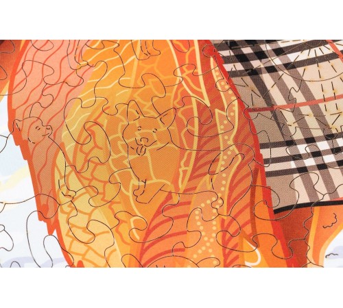 Деревянный пазл Wood Trick Величественный Корги (46x26 см)