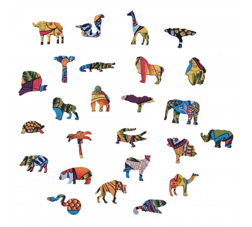 Деревянный пазл Wood Trick Великолепный Слон (36x28 см)