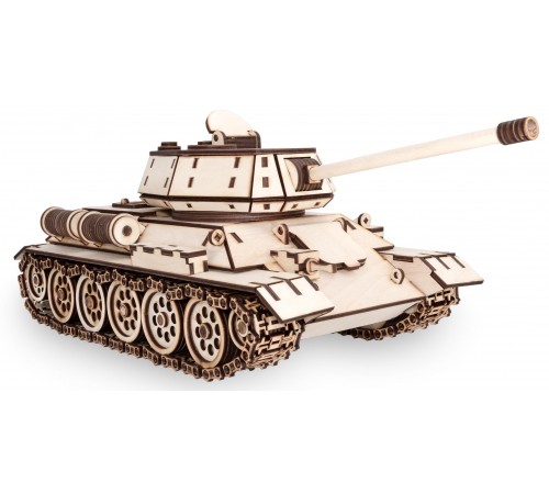 Конструктор деревянный 3D EWA Танк T-34-76
