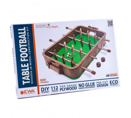 Конструктор деревянный 3D EWA Настольный футбол