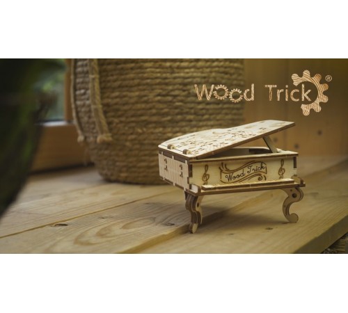 Сборная музыкальная шкатулка Wood Trick Рояль