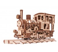 Механическая сборная модель Wood Trick Паровозик с рельсами